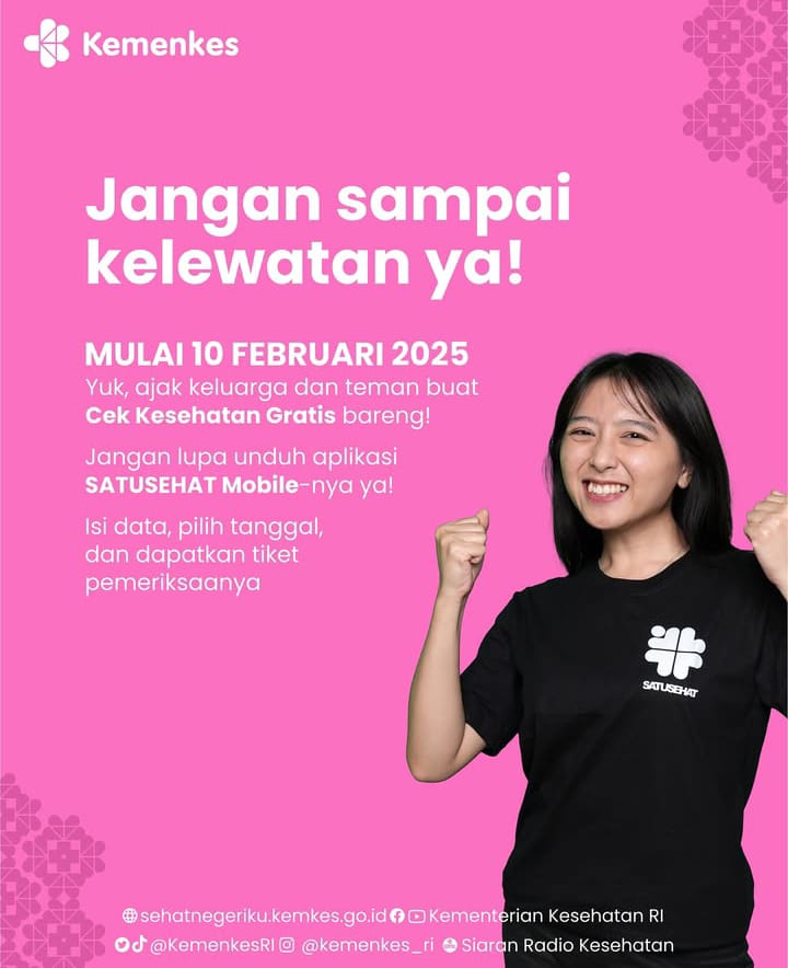 Pemerintah Hadiahkan Cek Kesehatan Gratis Bagi Warga Yang Ulang Tahun
