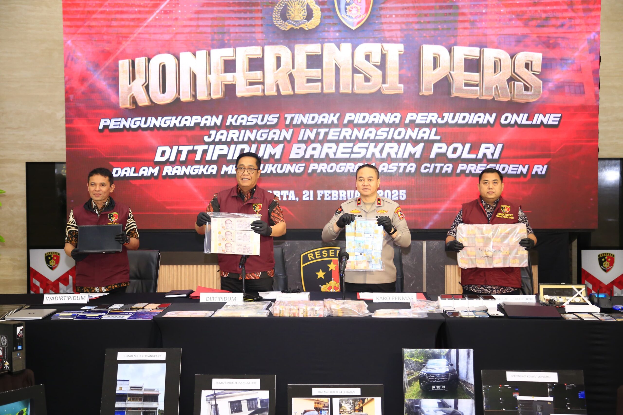 Bareskrim Ungkap Jaringan Judol Internasional
