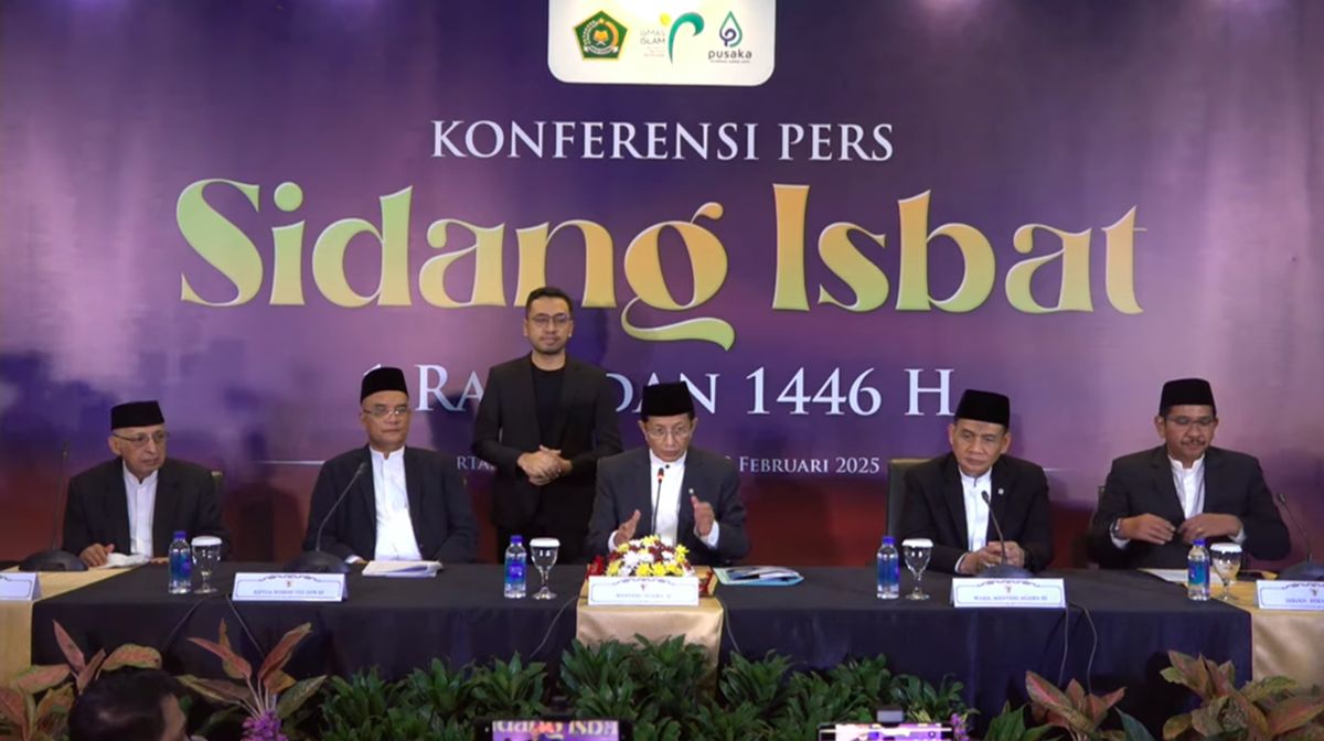 Resmi, Hasil Sidang Isbath Pemerintah Tetapkan 1 Ramadan 1446 H Jatuh pada Sabtu 1 Maret 2025