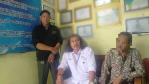 Nurkholik.SH,MH dengan di dampingi Hadi Subeno., S.H. selaku kuasa hukum RM