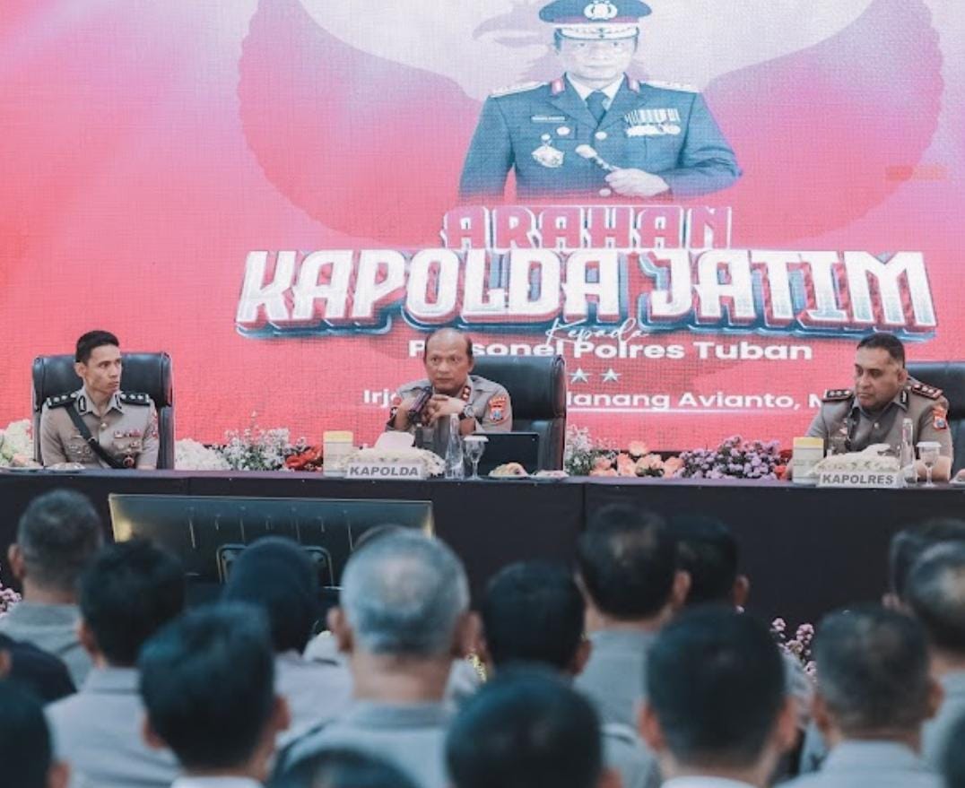 Kapolda Jatim Berikan Arahan Strategis kepada Personel Polres Tuban