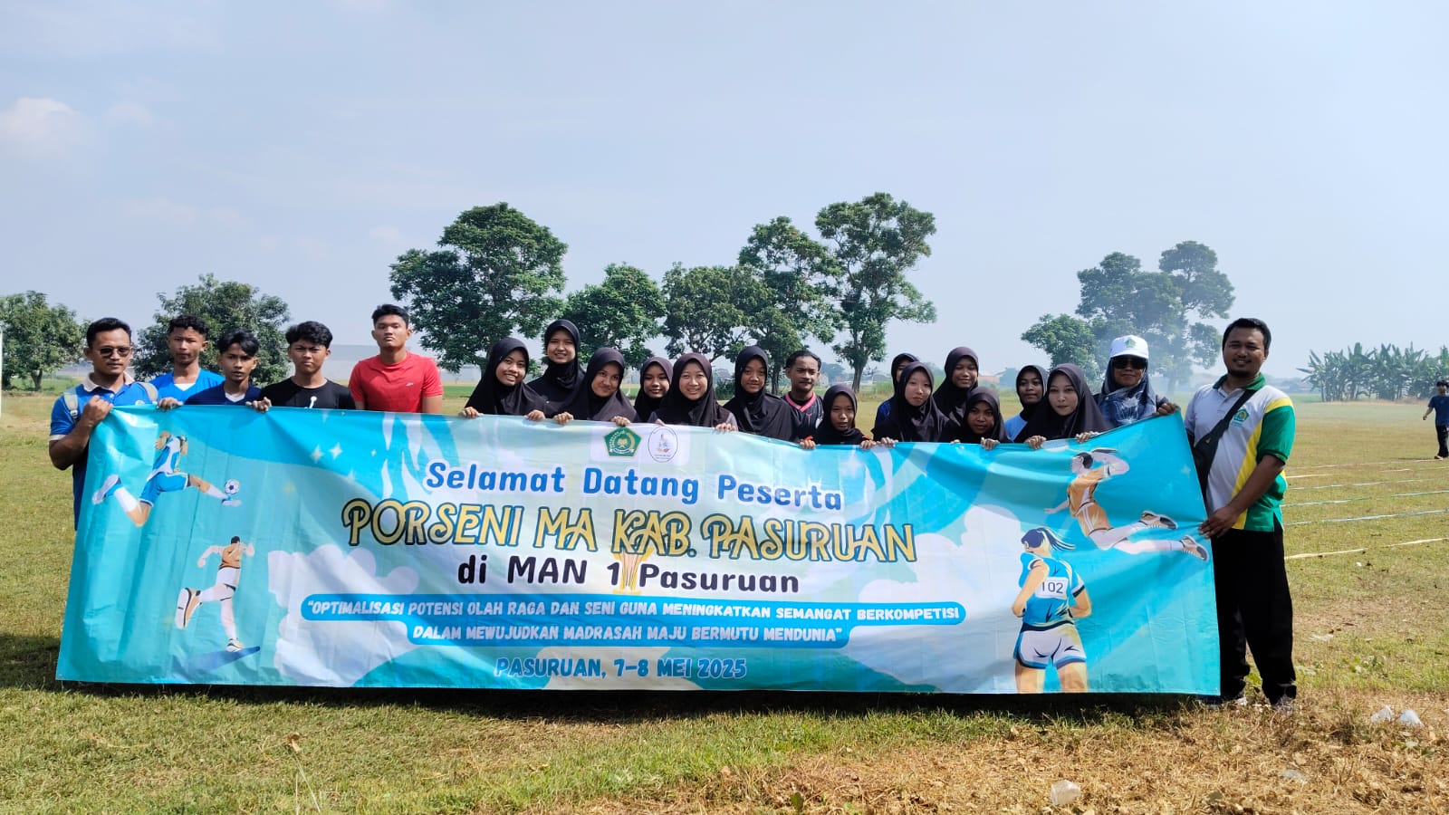 MAN 1 Pasuruan Jadi Saksi Meriahnya PORSENI MA Kabupaten Pasuruan 2025