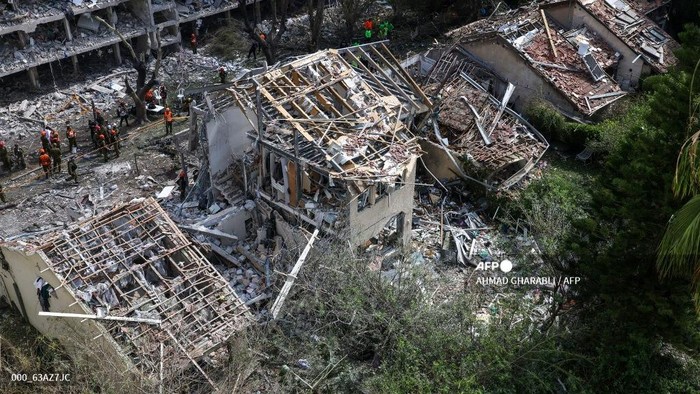 Serangan Rudal Iran kembali Menggempur Israel