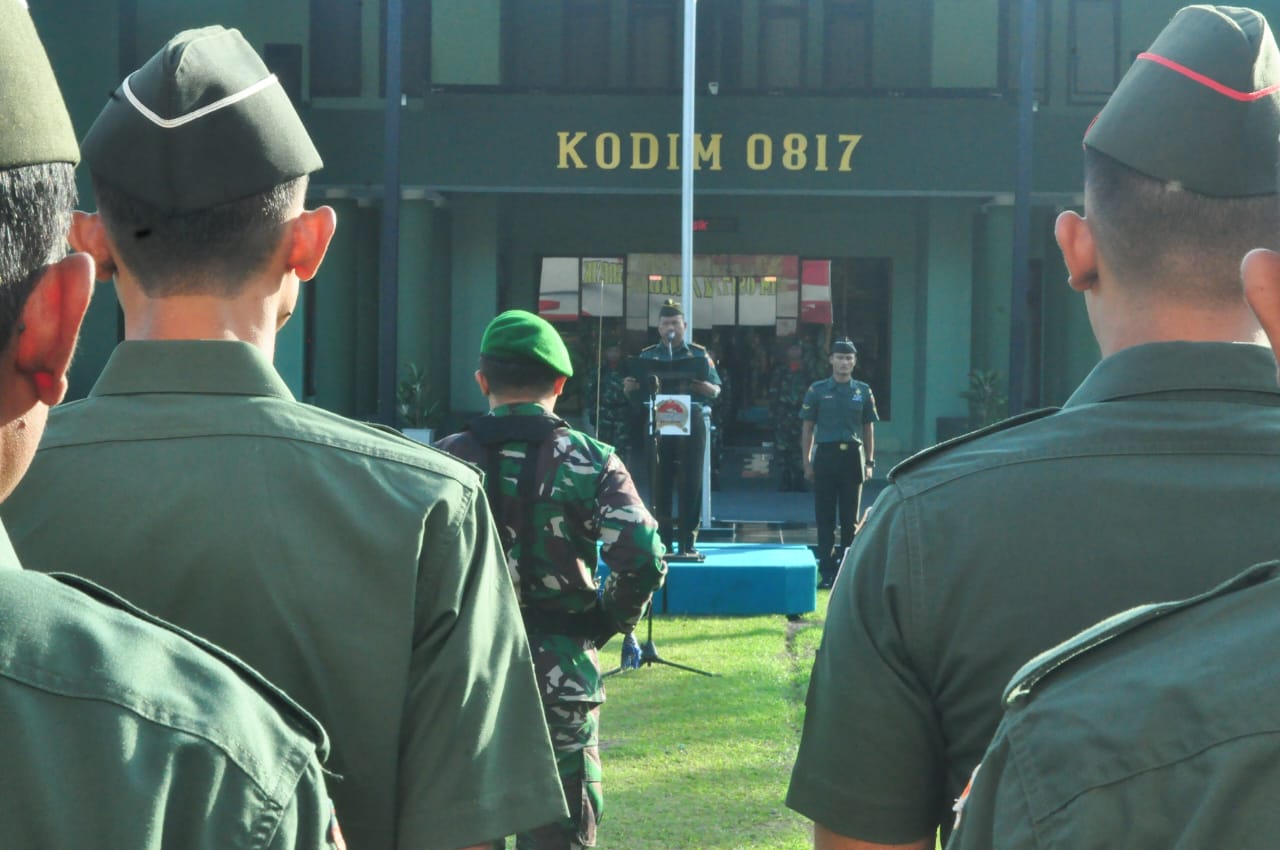Kapten Inf Sumardjiono : Melalui Upacara Kita Mengingat Kembali Jati Diri TNI Sebagai Tentara Rakyat