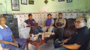 Radian Pranata Dwi Permana, S.H.,Kuasa saat berkunjung di kediaman Djakam