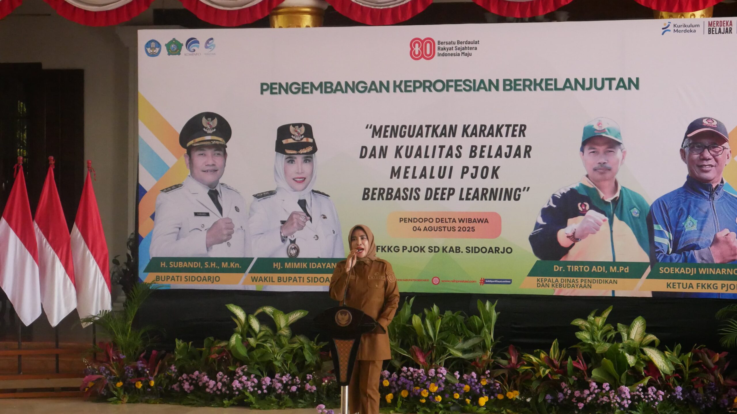 Wabup Sidoarjo Tingkatkan Kompetensi dan Bentuk Siswa Sehat Jasmani Rohani