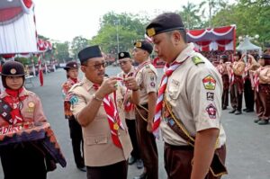 Hari Pramuka ke-64 di Surabaya, Wakil Walikota Surabaya Pimpin Upacara