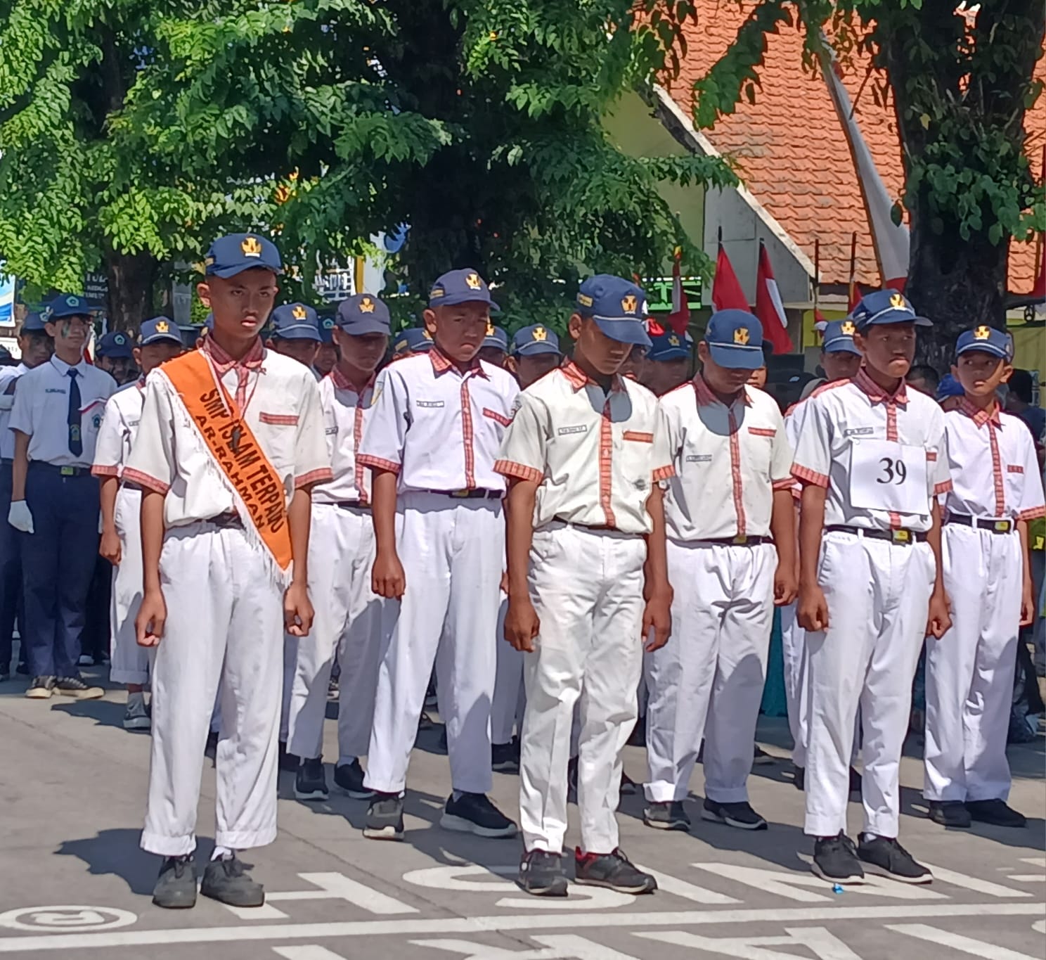 Semarak HUT RI  ke-80 di Tulangan, Gerak Jalan Penuh Semangat dan Nasionalisme