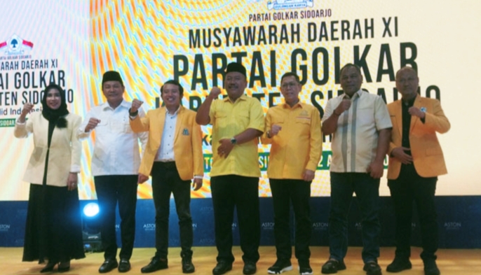 Bupati dan Wakil Bupati Sidoarjo Hadir Dalam Musda Xl Partai Golkar
