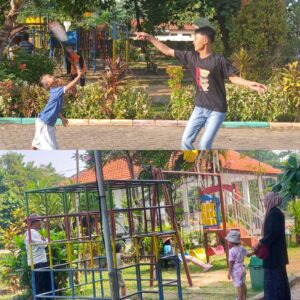 Aktifitas warga di hari minggu