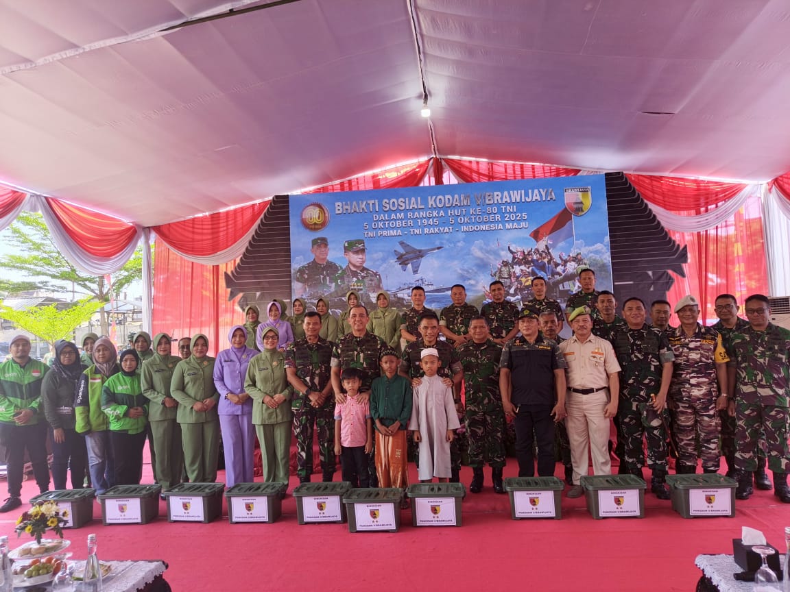 Kasrem 084/Bj Hadiri Baksos Peringati HUT ke-80 TNI