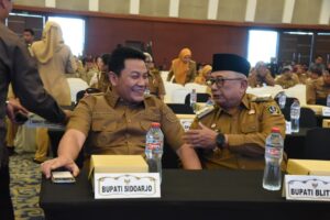 Bupati Sidoarjo H. Subandi turut hadir bersama jajaran Forkopimda dan Forkopimcam Sidoarjo