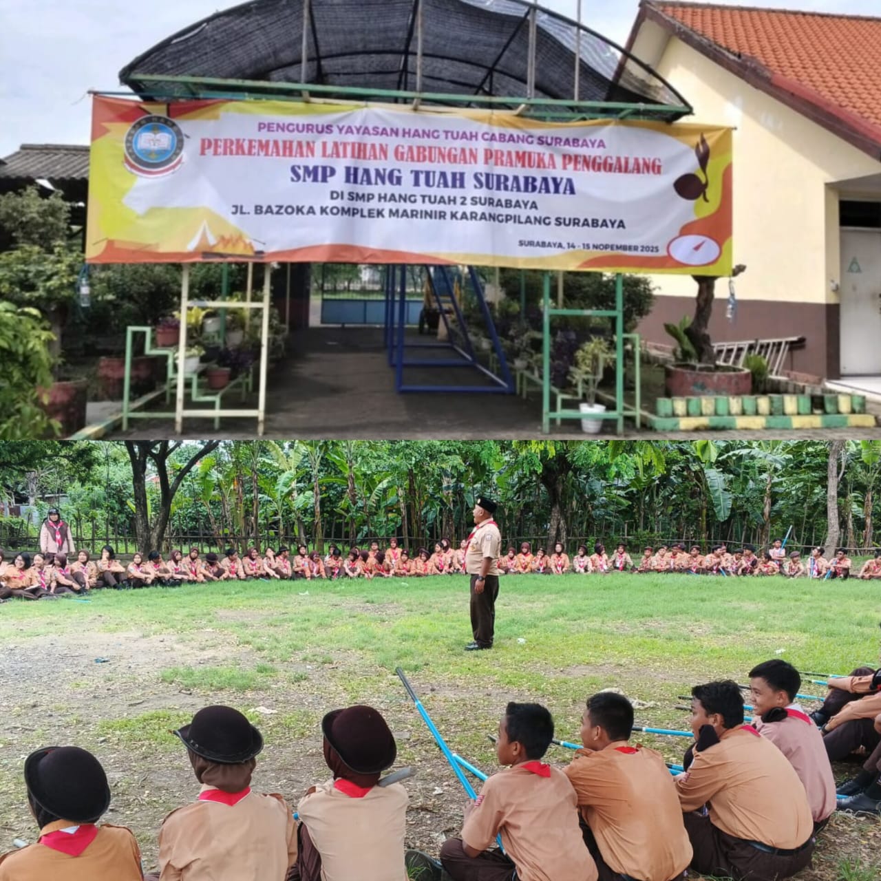 Latihan Gabungan Pramuka SMP Hang Tuah: Perkuat Sinergi dan Persiapan Menuju LT2
