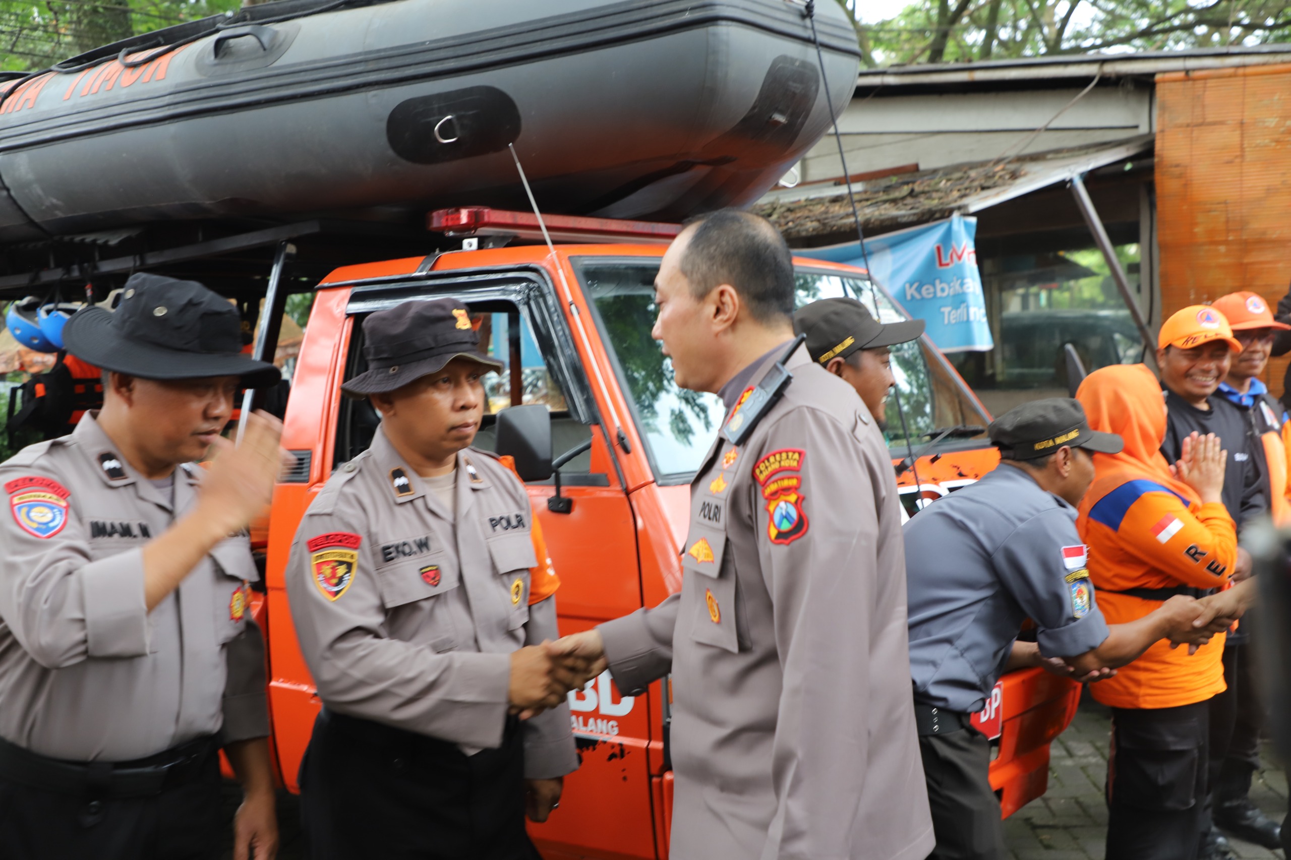 Posko Tanggap Bencana Polresta Malang Kota Beroperasi 24 Jam