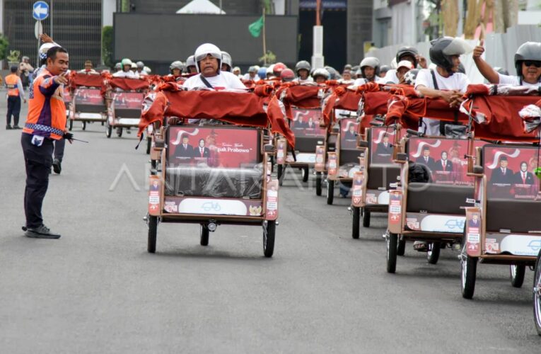 200 Becak Listrik Bantuan Presiden Prabowo Resmi Beroperasi di Sidoarjo, Tuai Sorotan Publik