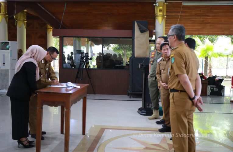 Pemkab Sidoarjo Perkuat SAKIP lewat Penandatanganan Perjanjian Kinerja 2026