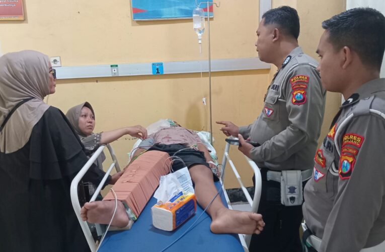 Tabrakan Motor dan Dump Truk, Dua pelajar Terluka