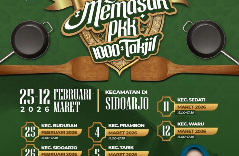 Pemkab Sidoarjo Gelar Pasar Murah Ramadan 1447 H di 10 Kecamatan