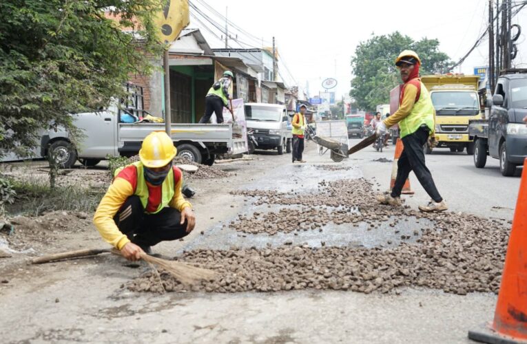 Jelang Lebaran 1447 H, Pemkab Sidoarjo Genjot Perbaikan Jalan