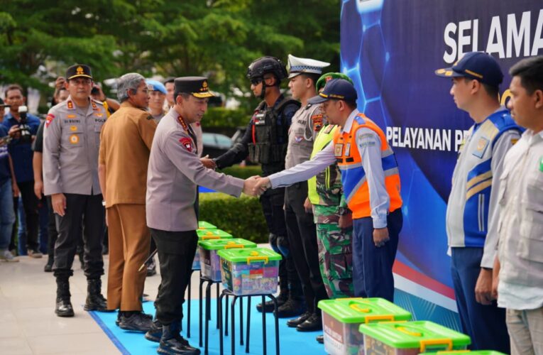 Kapolri Tinjau Kalikangkung, Pastikan Arus Mudik Berjalan Lancar