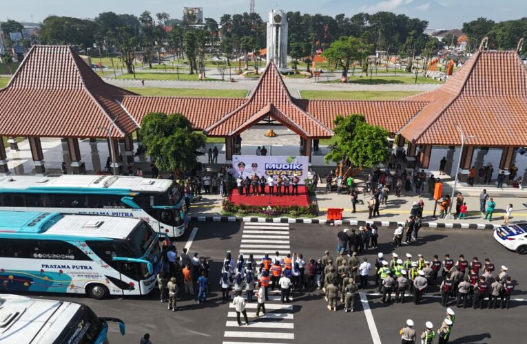 Mudik Gratis 2026, Pemkab Sidoarjo Berangkatkan 1.400 Warga