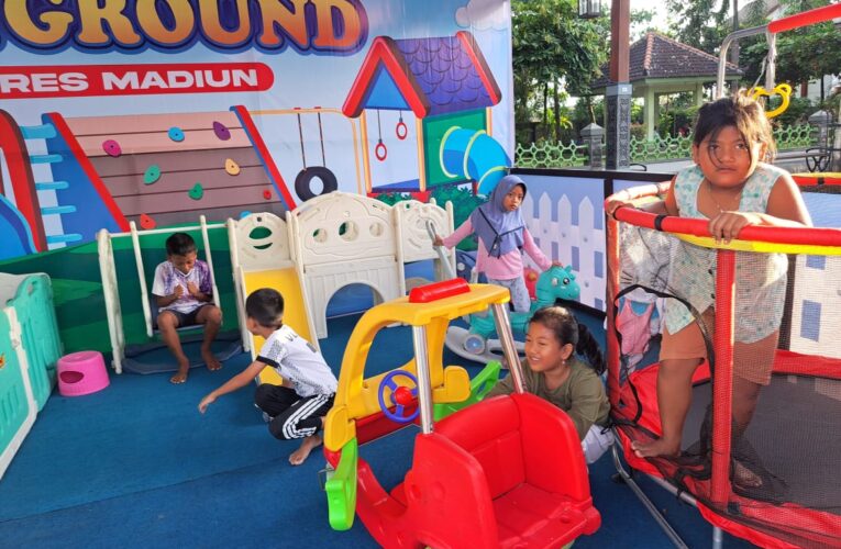 Polres Madiun, Sediakan Fasilitas Playground hingga Bengkel Gratis