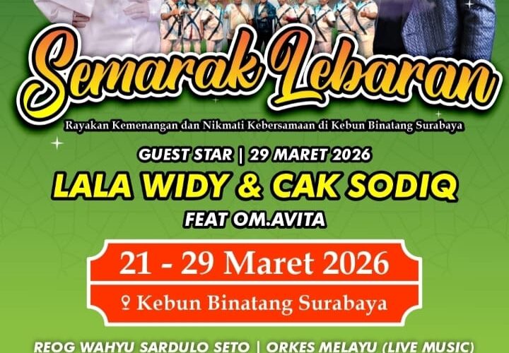 Semarak Lebaran 2026 di Kebun Binatang Surabaya Hadirkan Hiburan dan Edukasi Keluarga