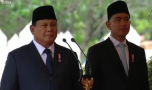 Presiden Prabowo Subianto memimpin langsung upacara pemakaman