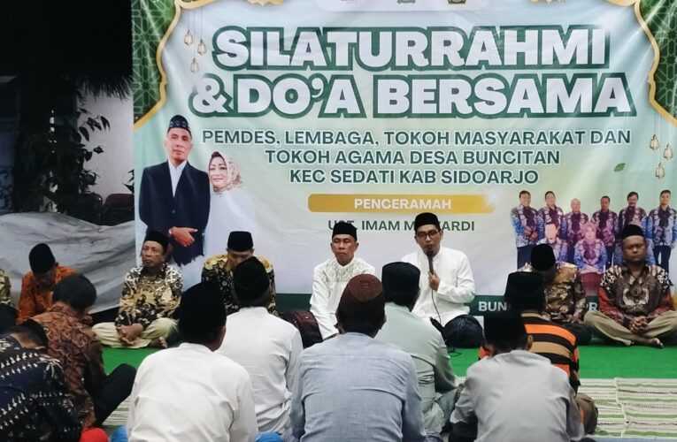 Mempererat Silaturahmi dan Kebersamaan dalam Halal Bihalal Pemerintah Desa Buncitan, Kecamatan Sedati