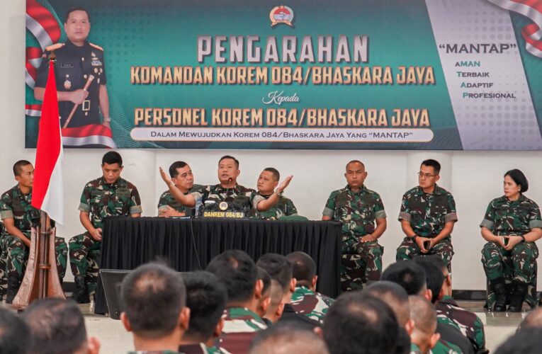 Danrem 084/BJ Tekankan Disiplin dan Profesionalisme Prajurit