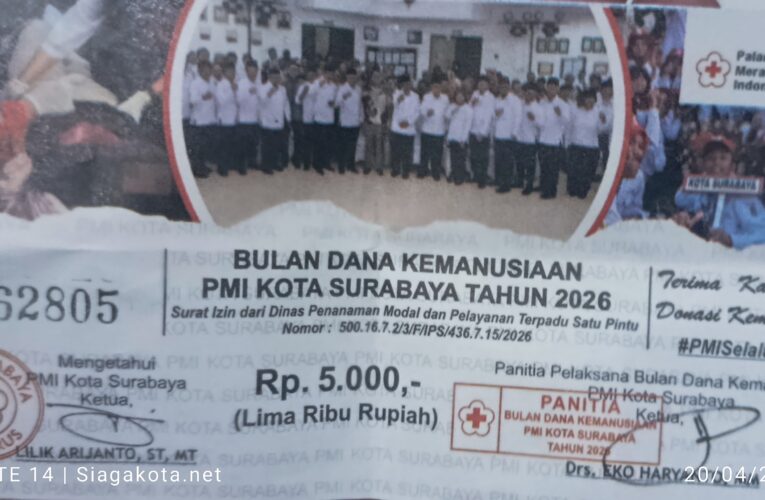 Donasi Rp5.000 untuk Kemanusiaan, Program PMI Surabaya Tuai Dukungan dan Polemik