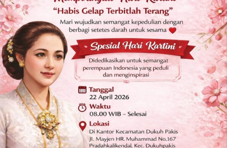 Semangat Hari Kartini, Kecamatan Dukuh Pakis Gelar Aksi Donor Darah