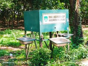 fasilitas cuci tangan tidak berfungsi