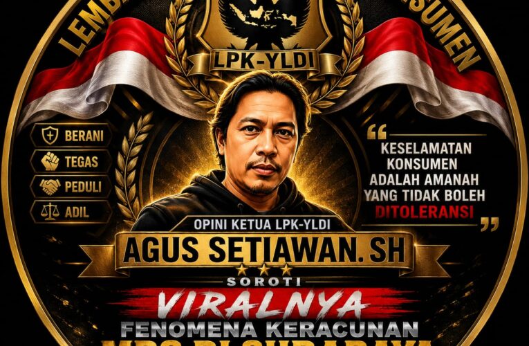 MBG Jadi Ancaman Kesehatan? Ketua LPK-YLDI Tegaskan Dugaan Kelalaian Pengelola dan Pengawas Bisa Berujung Sanksi Pidana