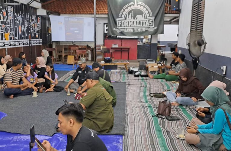 Kopdar Forum Lintas Komunitas Jatim Bahas Regenerasi Pengurus