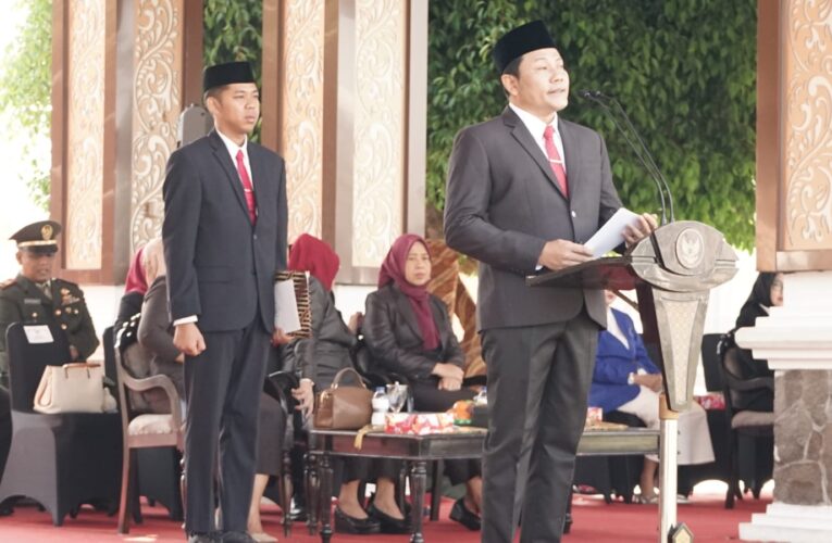 Bupati Subandi Pimpin Upacara Hari Lahir Pancasila di Sidoarjo