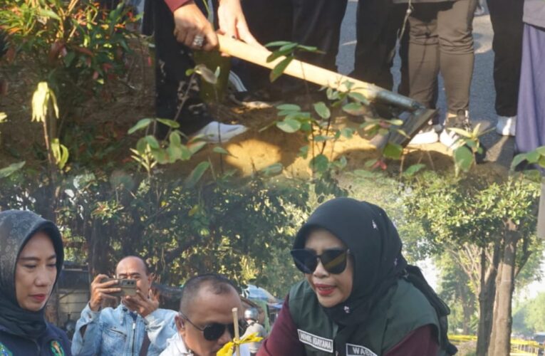 Wabup Sidoarjo Pimpin Penanaman 644 Pohon, Ajak Masyarakat Jaga Kebersihan Lingkungan
