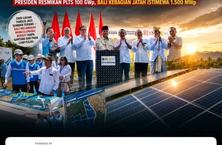 Bali Didorong Jadi Provinsi Mandiri Energi, PLTS 1.000 MWp Dikebut