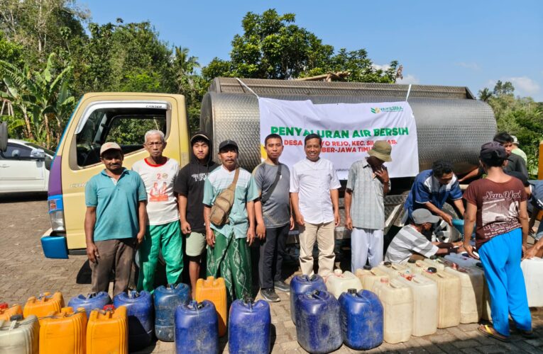 Yakesma Salurkan 5.000 Liter Air Bersih untuk Warga Jember