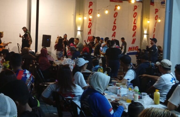 Deklarasi Komunitas Motor Di Warkop Mantul Berlangsung Meriah