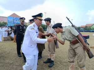 Camat Taman di akhir upacara 17 Agustus 2026 