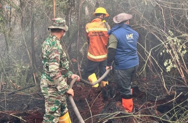 LMI Peduli Karhutla di Kalbar, Kerahkan Relawan Salurkan Logistik dan Bantu Pemadaman