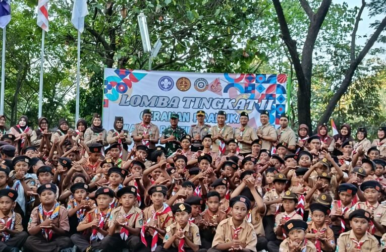 LT II Kwarran Tanggulangin Digelar di Telogo Sewu, 370 Pramuka Ikuti Kegiatan