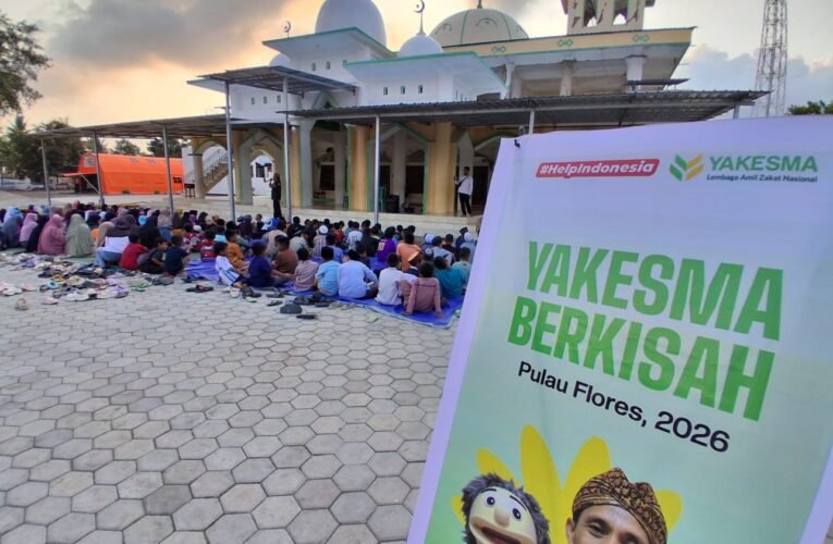 Yayasan Yakesma Hibur Anak-anak Korban Bencana NTT di Nagekeo