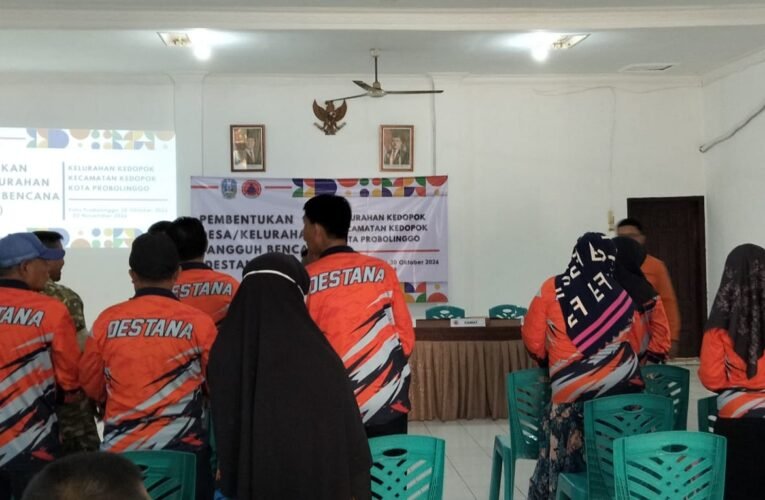 BPBD Kota Probolinggo Adakan Pelatihan Destana Untuk Ciptaan Budaya Tangguh Bencana